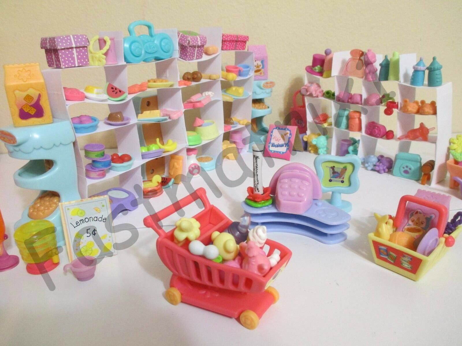 Littlest Pet Shop Lot 12 Random Grocery Shopping Food Accessories Buy3 Get 1free