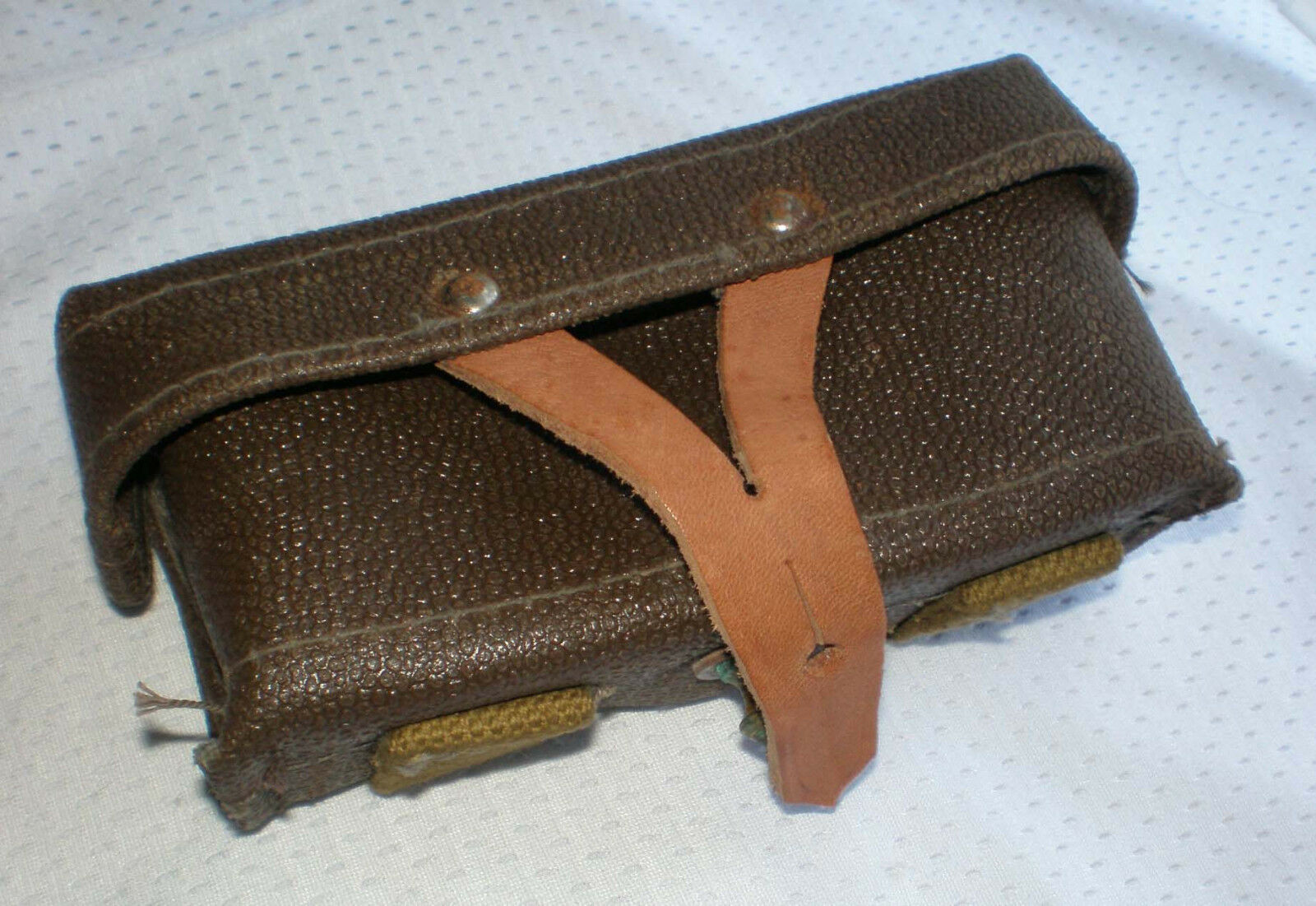 Ussr Soviet Russian Sks 1954-1960 Yrs 100% Original Leather Kirza Ammo Pouch New