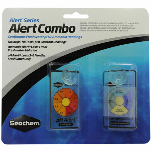 Seachem Ammonia & Ph Alerts Combo Pack Saltwater/freshwater Aquarium Sensor