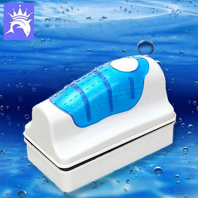 Medium Aquarium Fish Tank Floating Magnetic Glass Cleaner Algae Scraper Brush